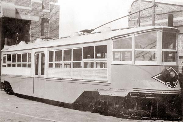 Perth Tram 63 Hedley-Doyle Car Barn